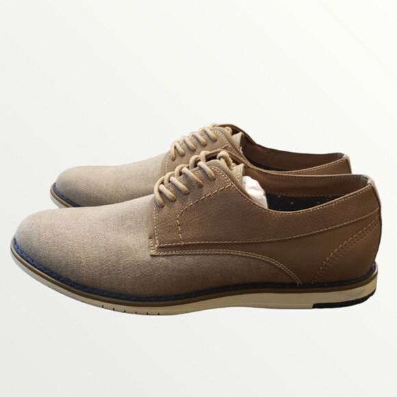 Hawker Rye Oxford Canvas Lace Up Dress Shoes Church Work Mens Size 8.5 NEW main image 9
